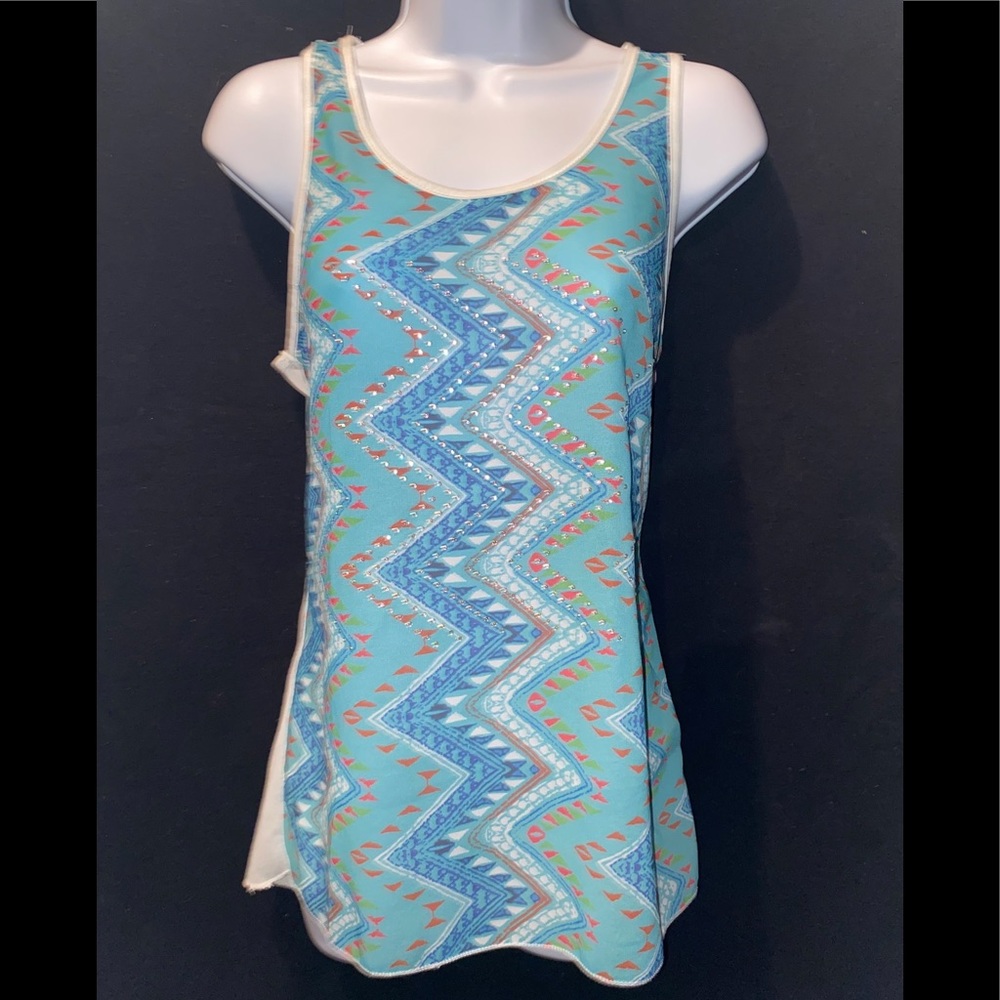 Women's size Small JONATHAN MARTIN sheer tank top